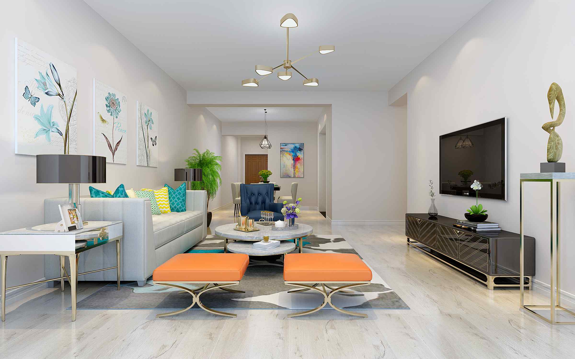 春天阳光现代,现代,,133.0㎡