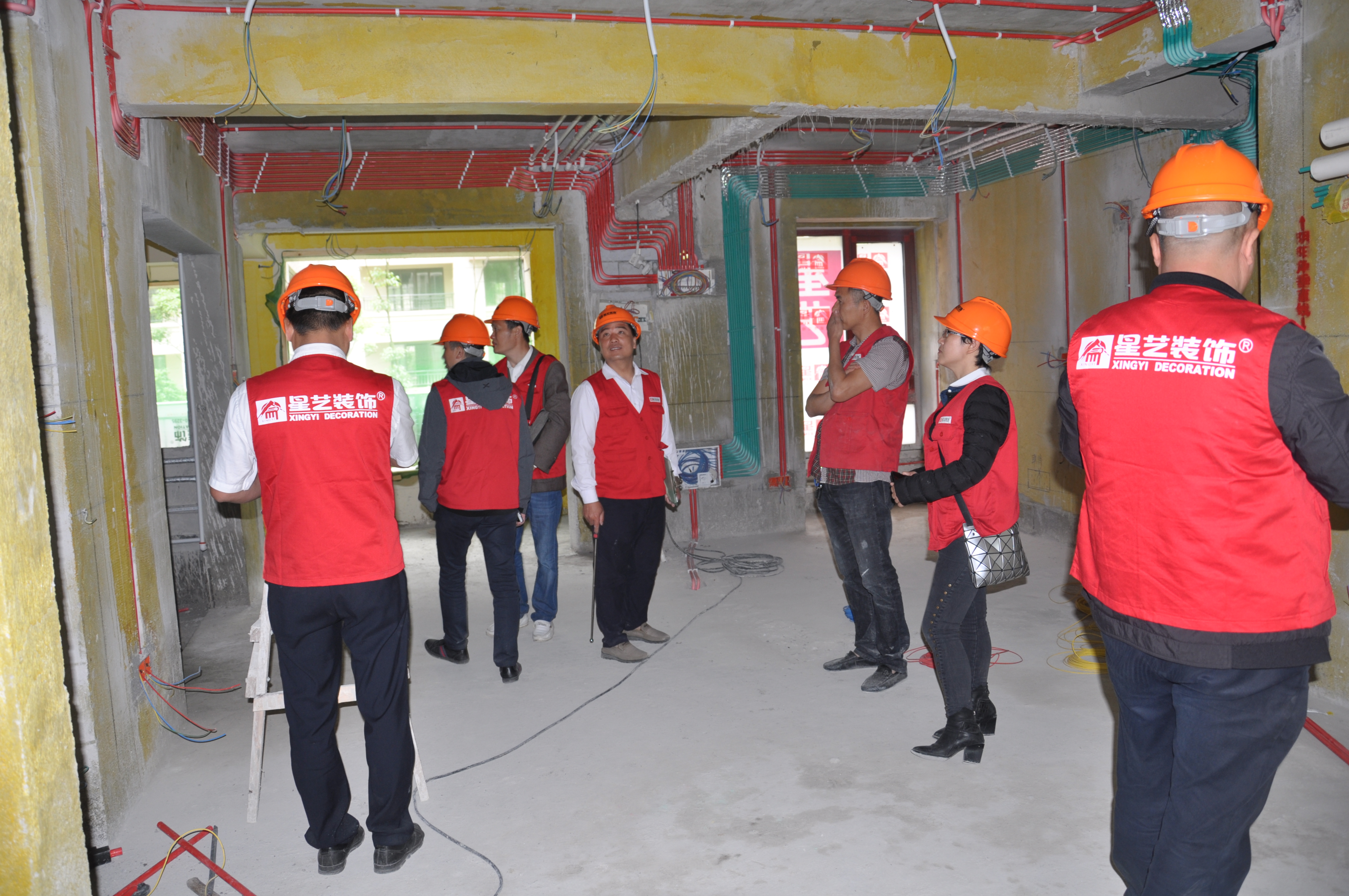参加星艺装饰水电验收，必须为星艺的工艺点个赞