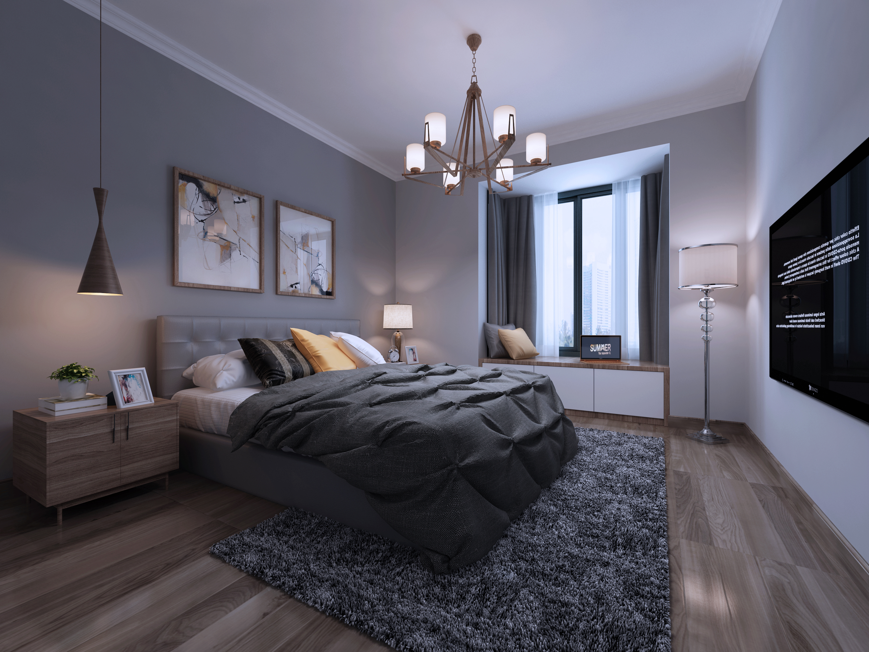 恒生大夏简约,,,140.0㎡