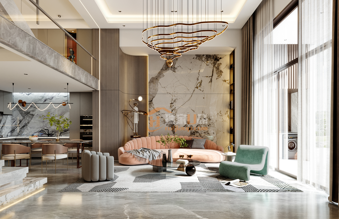 万科理想城E现代简约,,,280.0㎡