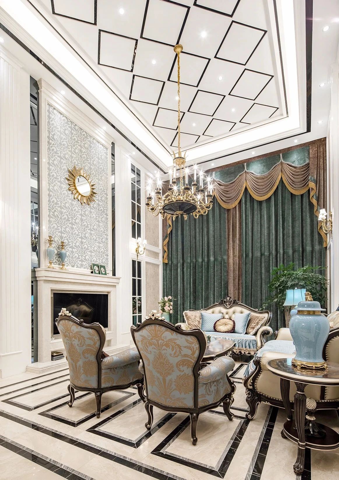 大连别墅装修风格大全唯美浪漫的新古典风格